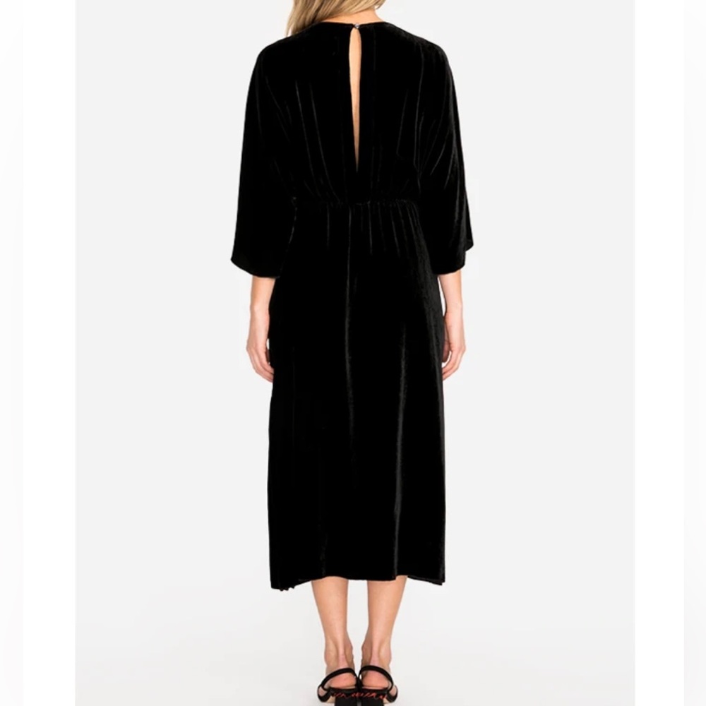 JOHNNY WAS ‘Coco’ 100% Silk Velvet Wrap Dress - Picture 4 of 16